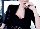 Manika Official Promotion Photo 3 black outfit