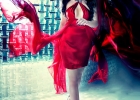 Manika Official Promotion Photos 2 red dress